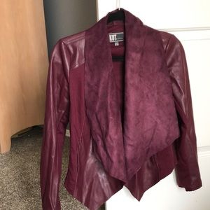 Darling, short, faux leather jacket by KUT